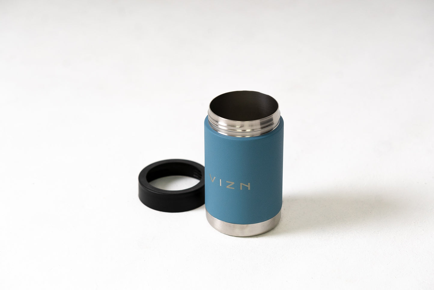 Double-walled vacuum insulated can cooler for cans and stubbies