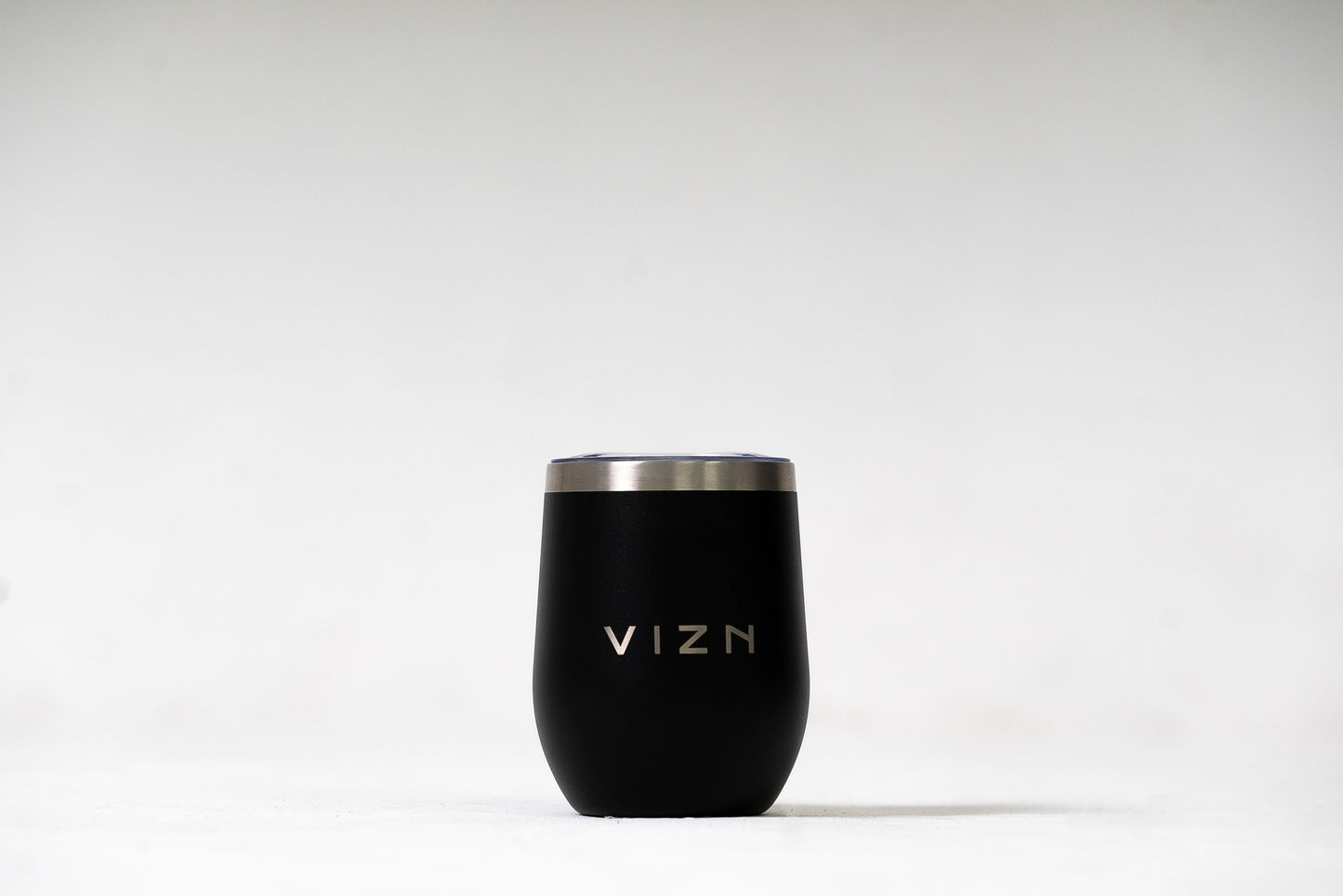 Sipper Tumbler with open spout lid and Midnight Black colorr, ideal for easy sipping.