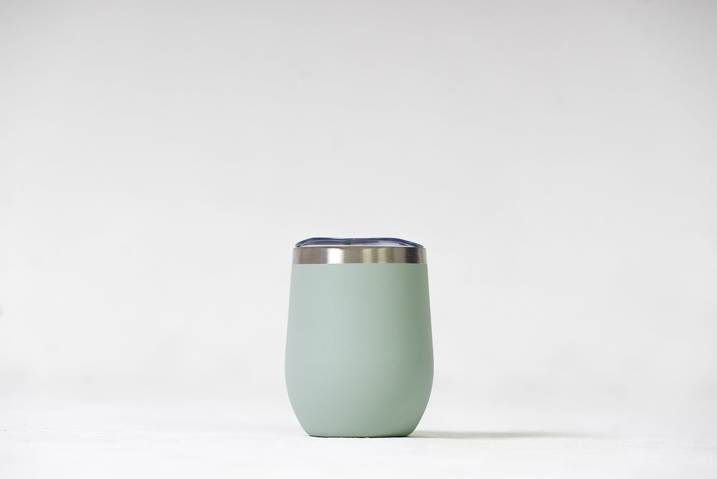 Sipper Tumbler with open spout lid and Seam Foam light green colour, ideal for easy sipping.