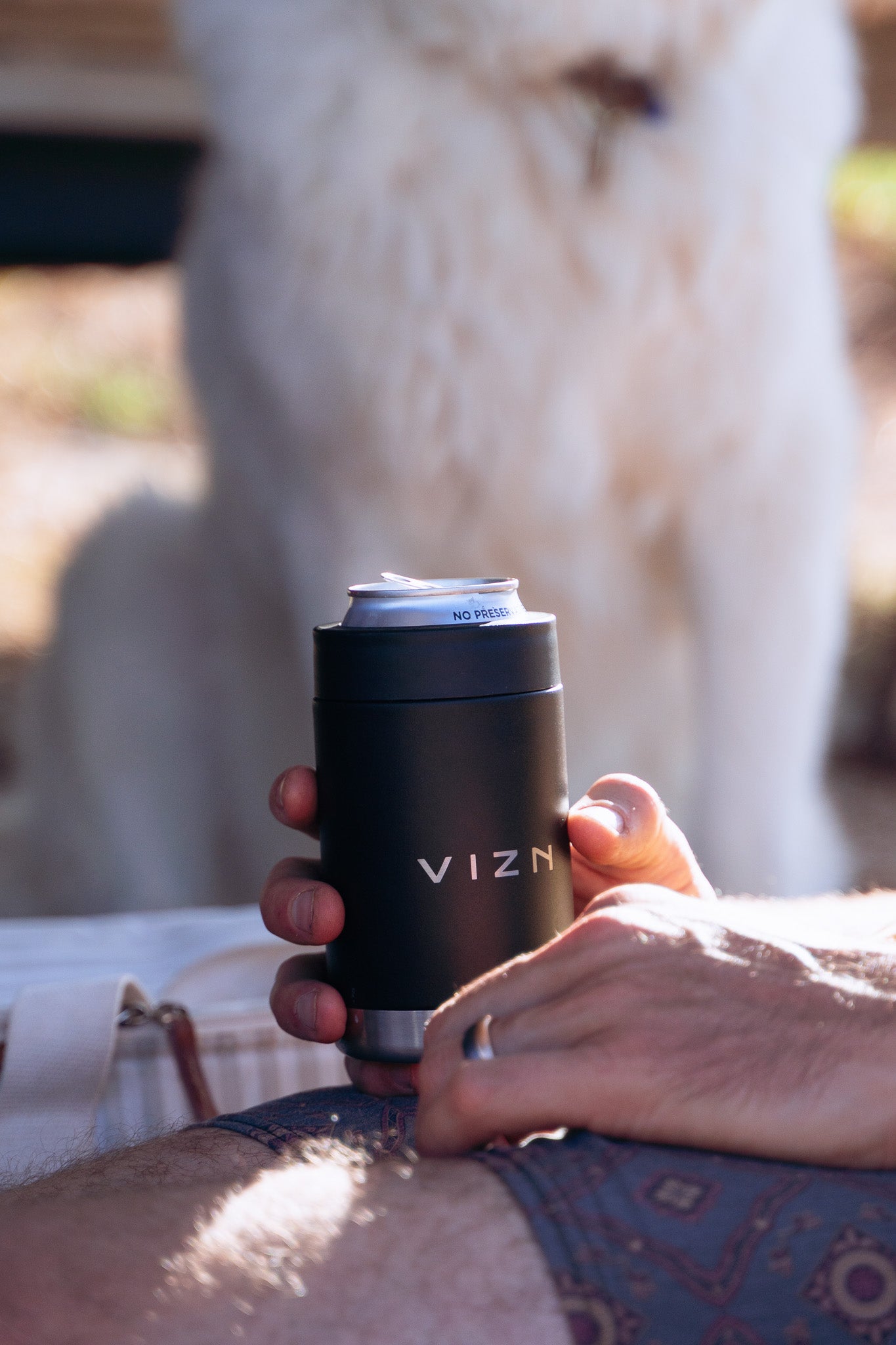 Keep your beverages cold from the first sip to the last with the Stubby Buddy Can Cooler