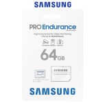 The Samsung PRO Endurance microSD card features a 64GB storage capacity and allows you to record hours of Full HD video from your dash cam.